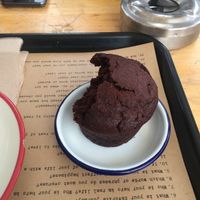 Muffin  at Shakespeare and Company Cafe in Paris