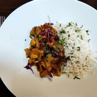 Gobi Aloo Saag at The Blackhorse Hotel Restaurant in Grassington