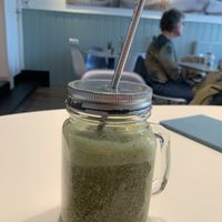 Spinach + Orange Juice + Blueberries + Raspberries = 4,75 at Vers in Maastricht