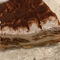 tiramisu at Loving Hut in Garden Grove