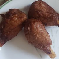 3 of a total of 5 drumsticks. at Loving Hut in Garden Grove