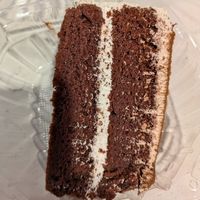 Chocolate cake at Loving Hut in Garden Grove