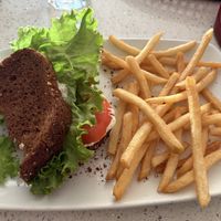 Half eaten BLT 😋   at Loving Hut in Garden Grove