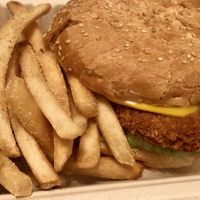 Crispy Chic Burger  at Loving Hut in Garden Grove