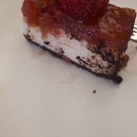 Vegan cheesecake at Bardana Equilibrio Natural in Rio De Janeiro