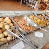 Hot dishes at Bardana Equilibrio Natural in Rio De Janeiro