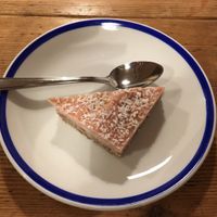 The Button Warehouse - coconut lemon cake at The Button Warehouse in Macclesfield