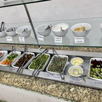 Salad area  at Reino Vegetal in Rio De Janeiro
