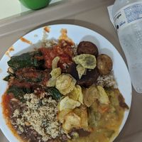 Estrogonofe de legumes, couve recheado, bolinho de aipim e um prato cheio rsrs  48 reais at Reino Vegetal in Rio De Janeiro