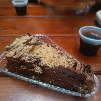 Torta de chocolate com nozes e castanhas at Reino Vegetal in Rio De Janeiro