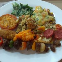 Almoço (self-service $46/kg) at Reino Vegetal in Rio De Janeiro