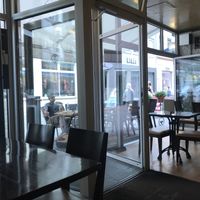 Inside view from the outside  at Space Burger - Derendorf in Dusseldorf