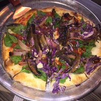 The 'cheeseless vegan' pizza. at Gourmet Pizza Company in Tampa