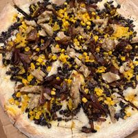 No cheese, dry and awful. Owner says looks good!  at Gourmet Pizza Company in Tampa