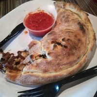 Vegan calzone  at Gourmet Pizza Company in Tampa