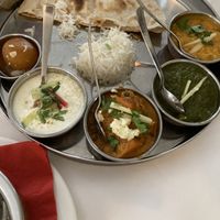 Veg thali  at Little India in Koenigstein