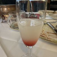 Fruit drink Serviër with bill (non-alcoholisch) although they serve vodkabase to thosewho drink alcohol   at Little India in Koenigstein