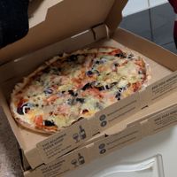 Vegan pizza at Allambie Pizza Shop in Allambie Heights