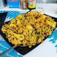 Paella Vegano ❤ at Delicias y Namaste in Fuerteventura
