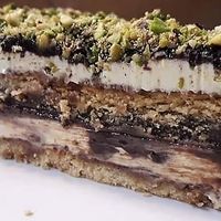 Cold cake at Delicias y Namaste in Fuerteventura