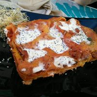 Red lasagna at Delicias y Namaste in Fuerteventura