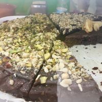 Chocolate nut brownies at Delicias y Namaste in Fuerteventura