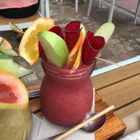 Succo rosso at Delicias y Namaste in Fuerteventura