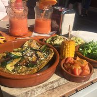 Lasagna with included sides at Delicias y Namaste in Fuerteventura