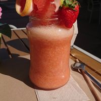 Energy smoothie at Delicias y Namaste in Fuerteventura