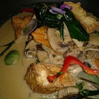 green curry at Holy Basil Thai in Croydon