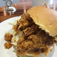Jackfruit burger at Soul Burger in Glebe