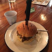 The pulled "pork" (jackfruit) burger from Soul Burger Glebe, ordered on 1/09/2017. at Soul Burger in Glebe