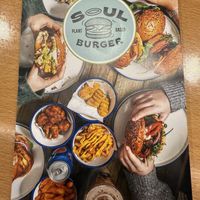 Menu  at Soul Burger in Glebe