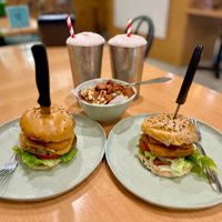 Burgers, chips and milkshakes   at Soul Burger in Glebe