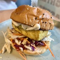 Tofu burger   at Soul Burger in Glebe