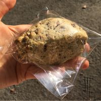 Roasted green tea scone  at Guruatsu in Tokyo