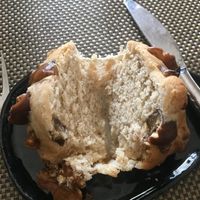 Chestnut and walnut muffin  at Guruatsu in Tokyo