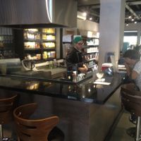Open kitche at MaxFoods Market in Brasilia
