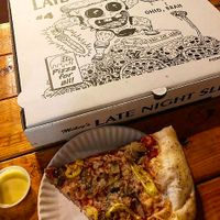 All vegan- even the sauce! at Mikey's Late Night Slice in Columbus