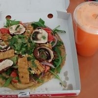 Believe it or not, I ordered a wrap sandwich but got this at RawAttitude in Malaga