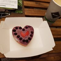 frozen Blueberry Cheesecake at RawAttitude in Malaga