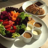 Drachensalat & Tapenada at Die Leckerei in St Gallen