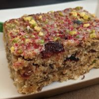 Cuthberts cake at Pilgrims Coffee House in Lindisfarne