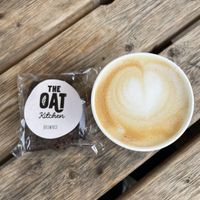   at Pilgrims Coffee House in Lindisfarne