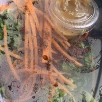 Chickpea salad  at Pilgrims Coffee House in Lindisfarne