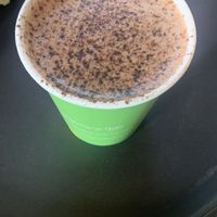 Hot chocolate   at Pilgrims Coffee House in Lindisfarne