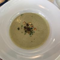 Vegan soup of the day at Cafe Mair's in Fredericia