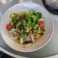 Small salad at Cafe Mair's in Fredericia