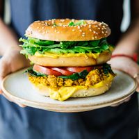 New York Bagel at Vibe Cafe in Siem Reap