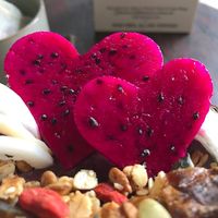 Beautiful arrangements at Vibe Cafe in Siem Reap